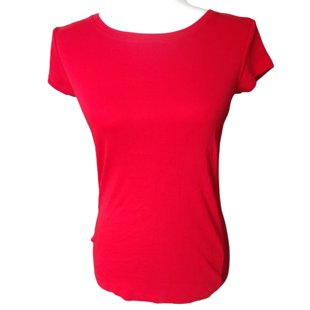 JCPENNEY 6 Plain Color Women's 100% Cotton Tee Bundle Size Smalls - Picture 2 of 13
